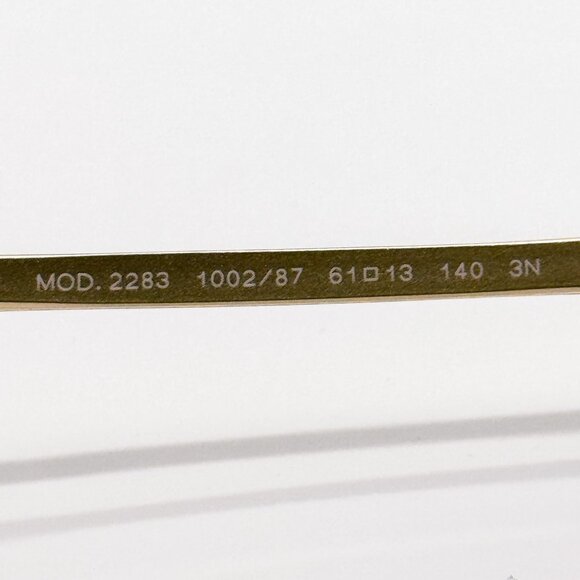 NEW VE2283 1002/87 VERSACE GOLD GREY AVIATOR SUNGLASSES VERSACE VE2283 100287 - Picture 8 of 10